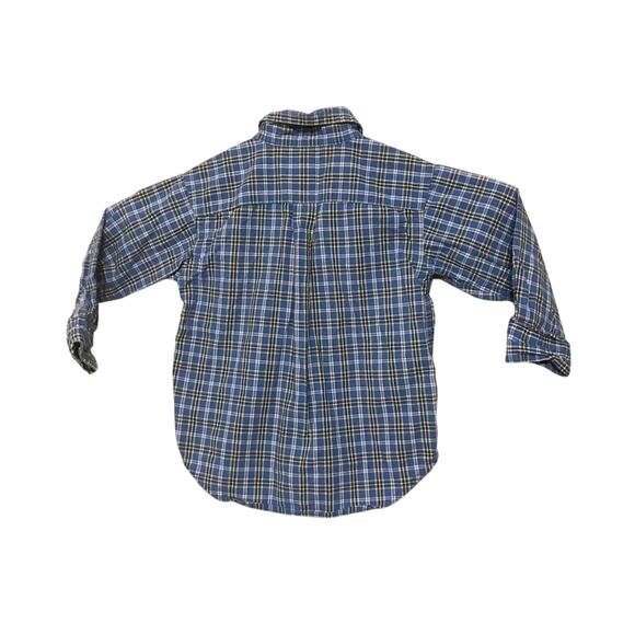 Ralph Lauren blue striped checkered button down 18 months - Picture 2 of 2